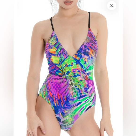 NWT Wet Swimwear Isla De Ibiza Elsa One-Piece Swimsuit
NEON-MULTI - Picture 1 of 16